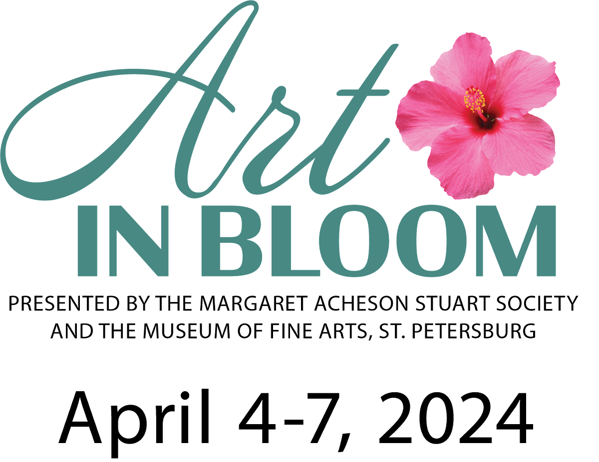 The Margaret Acheson Stuart Society and the Museum of Fine Arts St. Petersburg invite you to Art in Bloom April 4-7.
