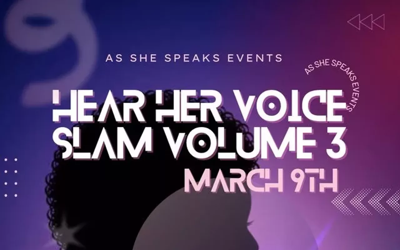 Image: As She Speaks Events: Hear Her Voice Slam Volume 3