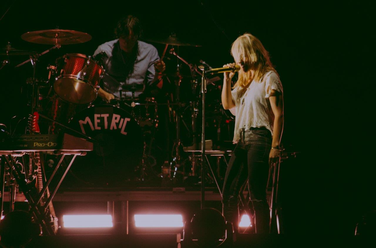 Metric plays Amalie Arena in Tampa, Florida on July 25, 2018.