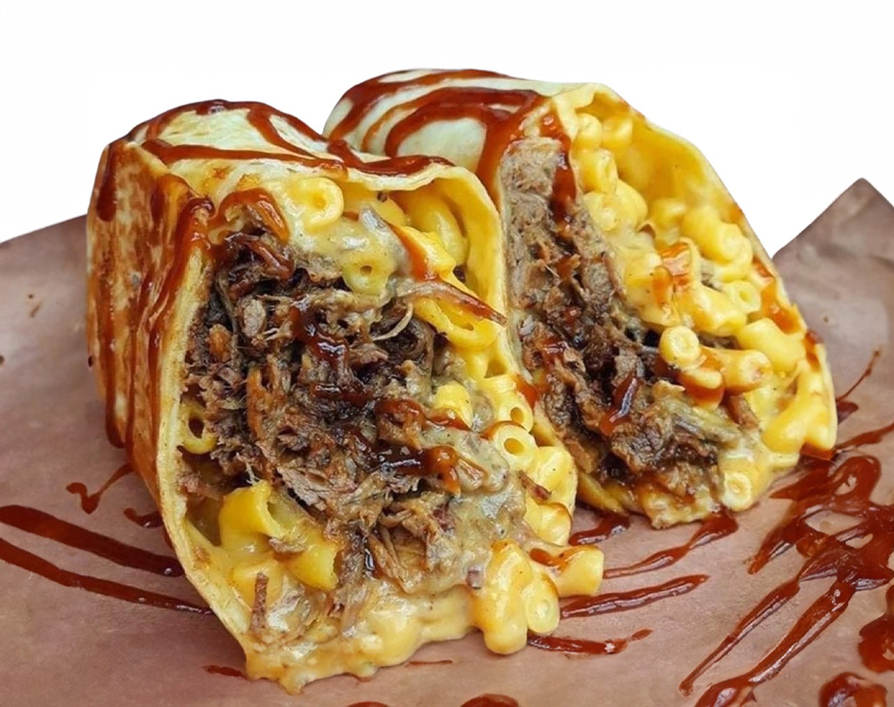 BBQ FRIED BURRITO
BBQ Pulled Pork and Mac N Cheese Stuffed Burrito then Fried to Perfection!
Location: Low N Slow Catering