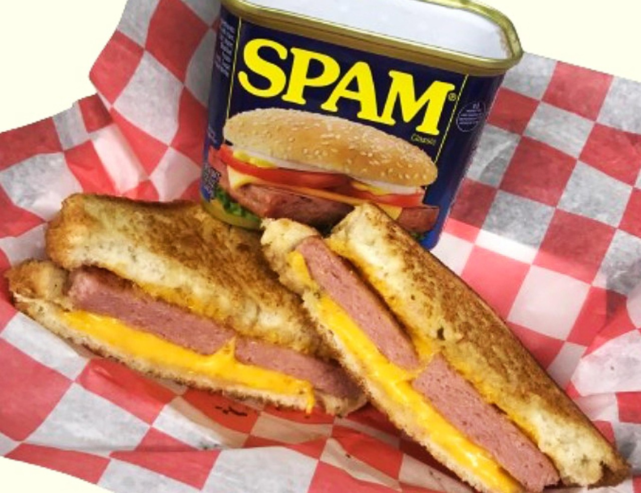 FRIED SPAM GRILLED CHEESE
A delicious twist on the classic, featuring crispy pan-fried spam layered with gooey melted cheese between toasted bread. The result is a delightful blend of savory and cheesy goodness.
Showstopper Concessions