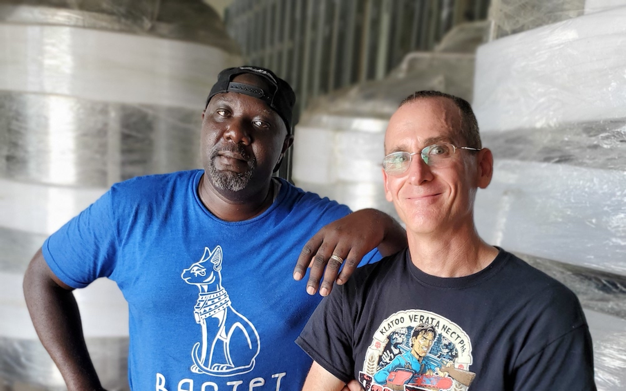 Bastet Brewing co-founders Huston Lett (L) and Tom Ross.