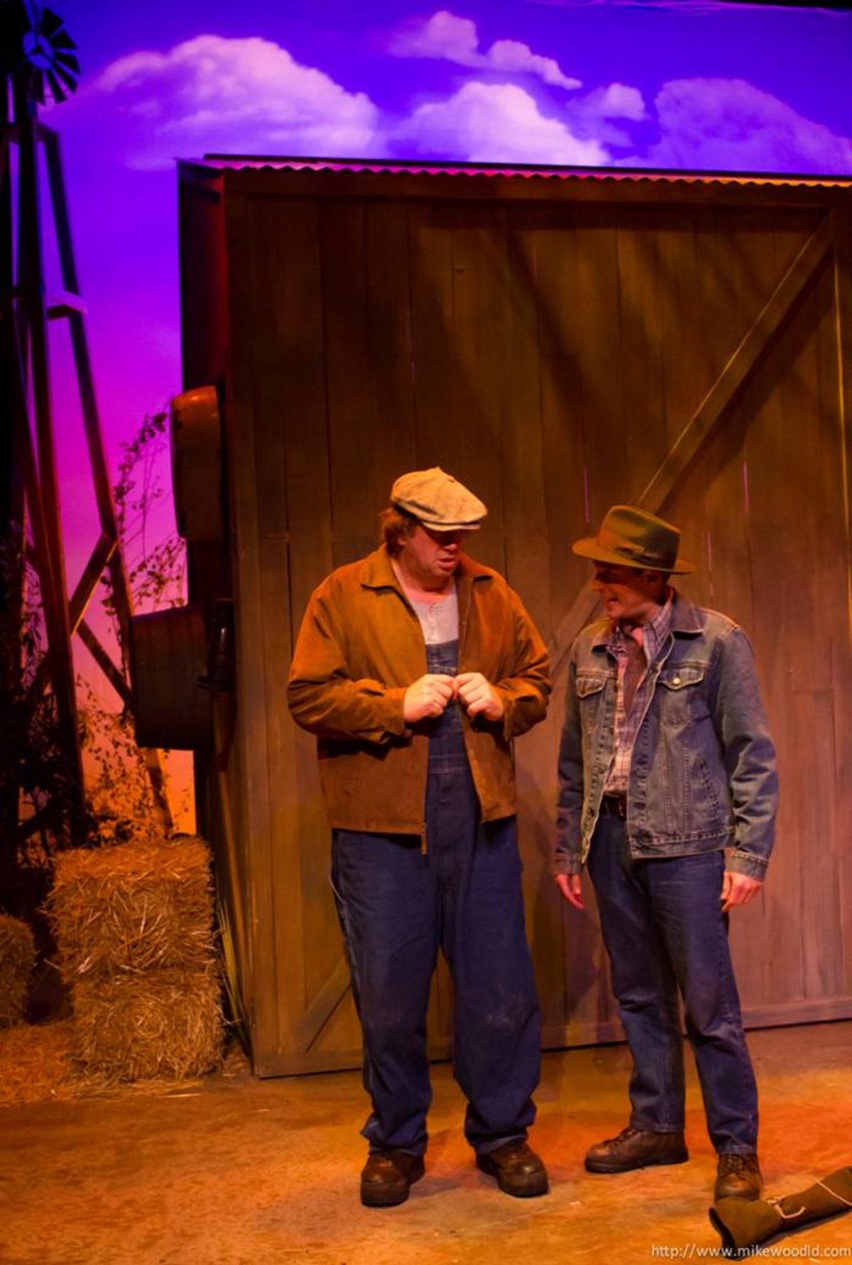 Duggan, left, gave an amazingly nuanced performance in Of Mice and Men.