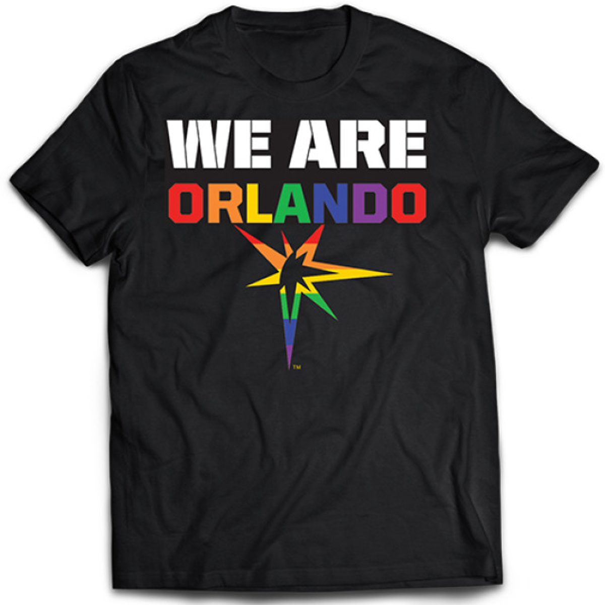 The Rays gave remaining t-shirts from the Pulse fundraiser to the Tampa International Gay & Lesbian Film Festival.