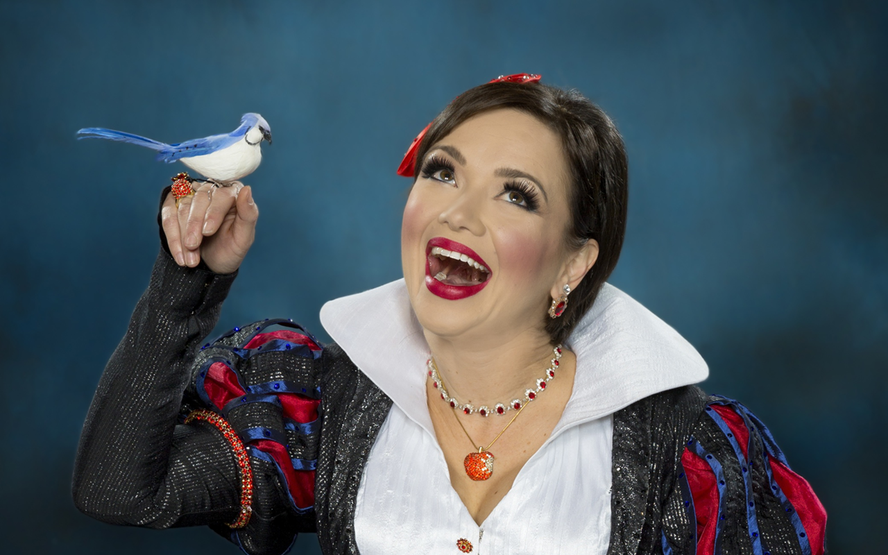 FAIREST OF THEM ALL? Michelle Knight as Snow White.