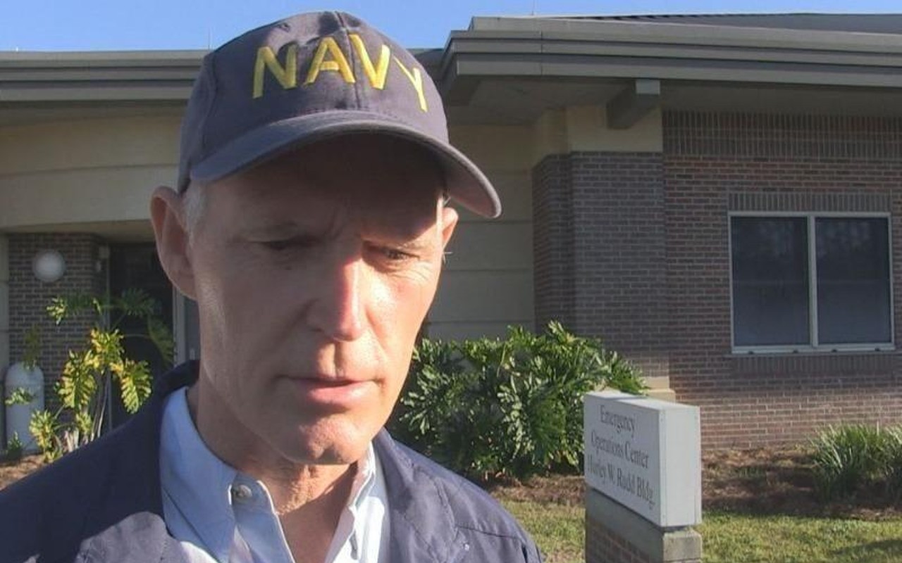 U.S. Sen. Rick Scott is battling with President Joe Biden about inflation and other economic issues.