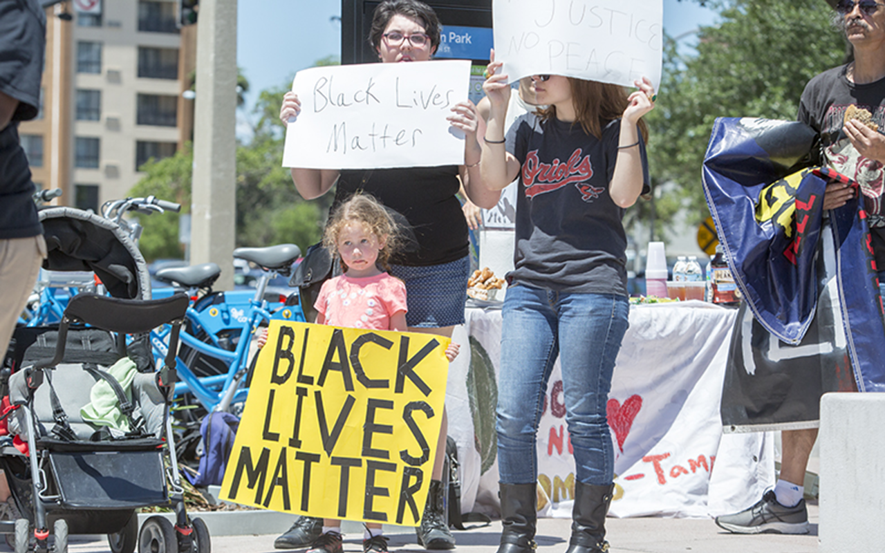 Black lives matter: Pictures from the rally and march through downtown Tampa (2)