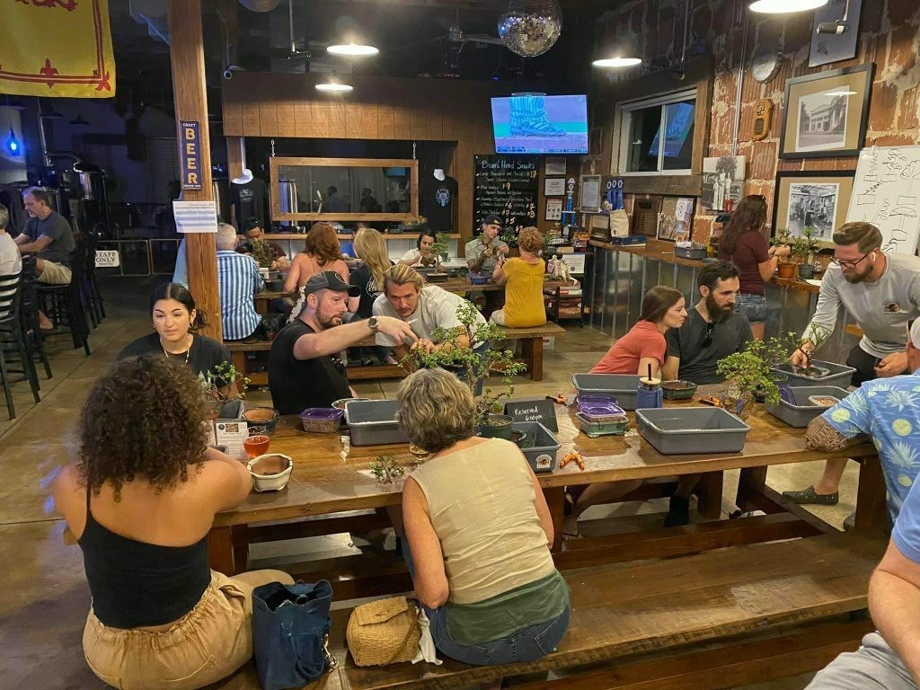 Bonsai and Brews at Caledonia Brewing