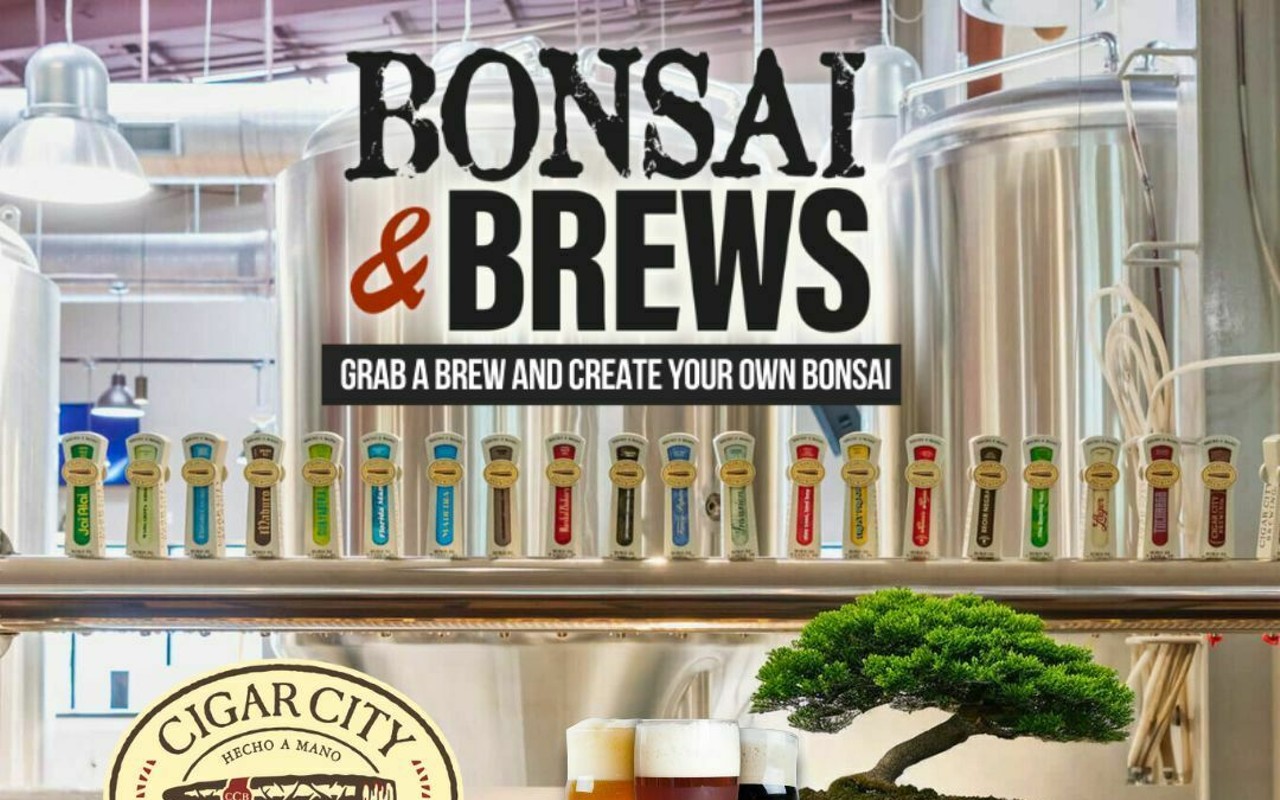 Bonsai and Brews at Cigar City Brewing