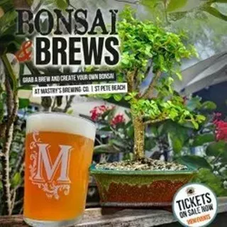 Image: Bonsai and Brews at Mastry's Brewing in St Pete Beach
