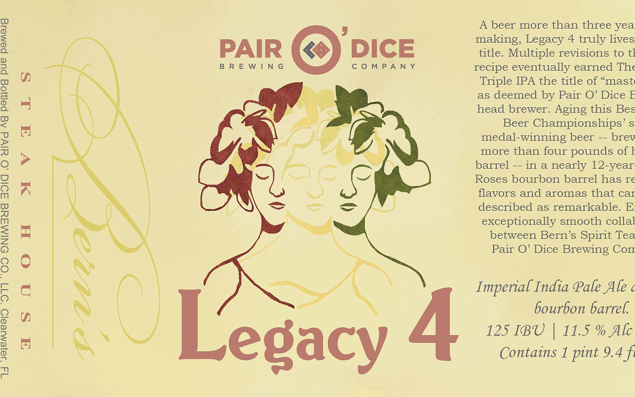 Local artist Chandler Shea Wilson developed the new Legacy 4's label art.