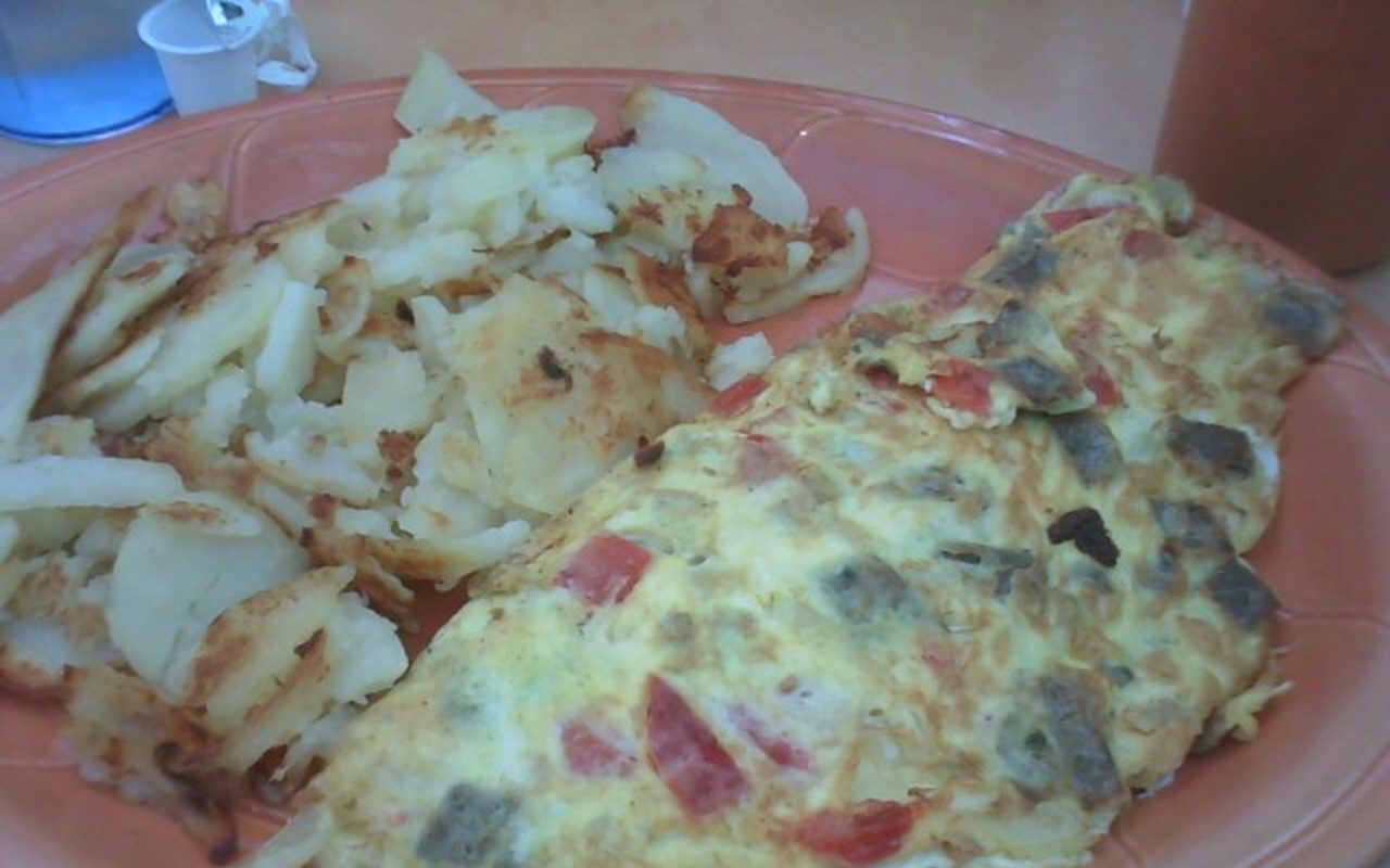 Breakfast of Champions: "The Hercules" omelet at Tick Tock in St. Pete