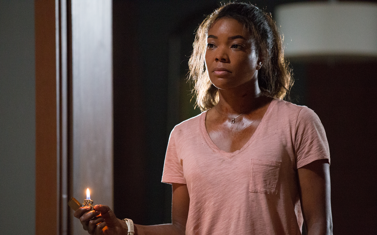 Poor Gabrielle Union. Despite being a producer on her new movie, she's hopelessly stuck in a derivative thriller that's not likely to light up her phone with more leading roles anytime soon.