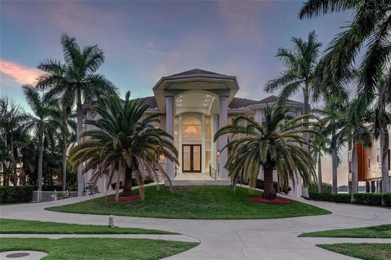 Built by notorious Tampa Bay grifter Peter Porcelli, the 'Millennium Sunset' mansion is now for sale