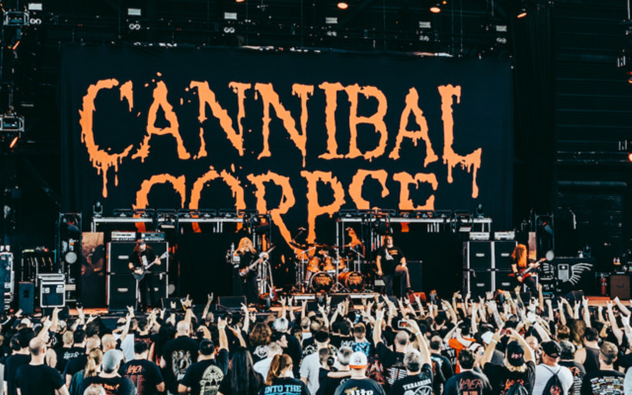 Cannibal Corpse is back to perform at The Orpheum in Ybor City next week