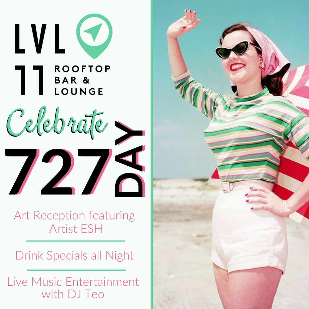 Celebrate 727 Day - Art, Music and Drinks!