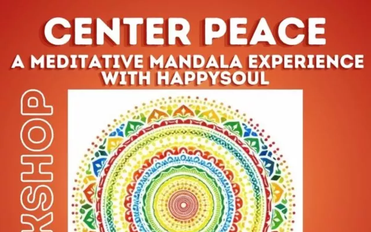 Image: Center Peace: A Meditative Mandala Experience with HappySoul
