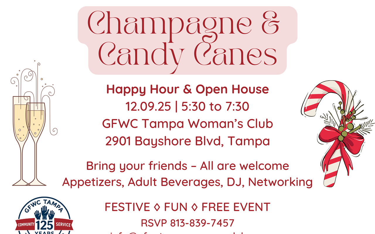Image: Champagne & Candy Canes