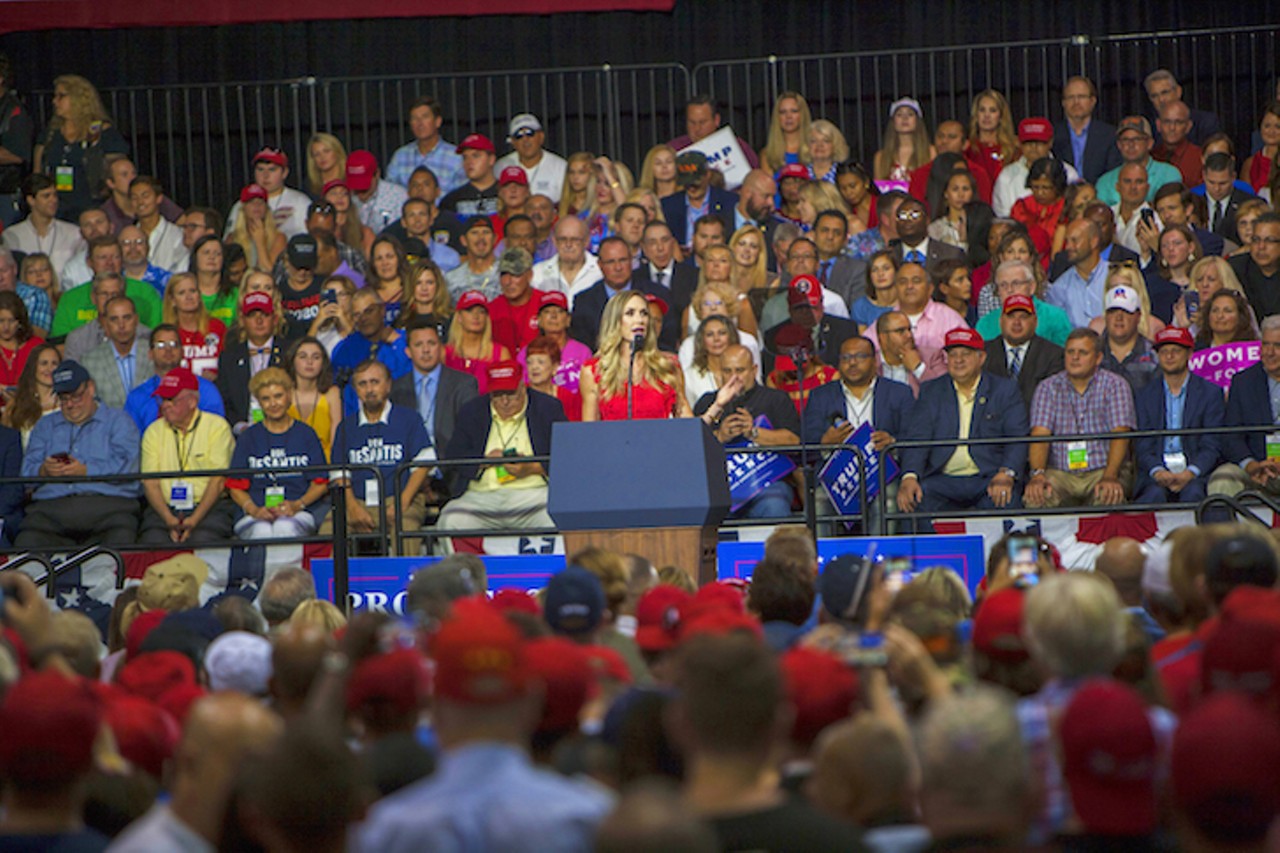 Check out photos of the Tampa Trump rally where he endorsed Ron DeSantis