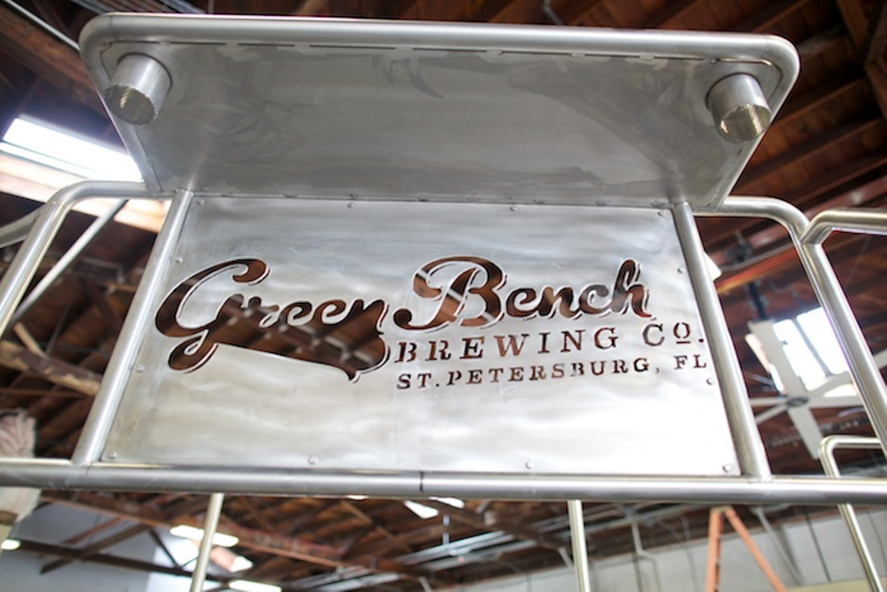 Get Low at Green Bench Brewing Co. with cider and mead slushies, session beers and food, plus a two-story waterslide.