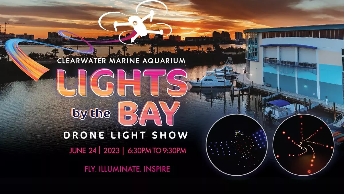 CMA presents Lights by the Bay Drone Show