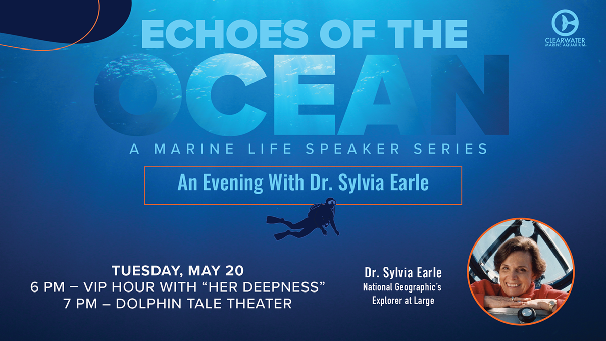 Dr. Sylvia Earle to speak at Clearwater Marine Aquarium May 20