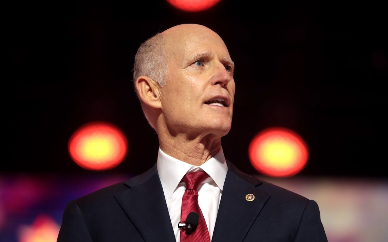 Sen. Rick Scott at Tampa Convention Center in Tampa, Florida on July 23, 2022.