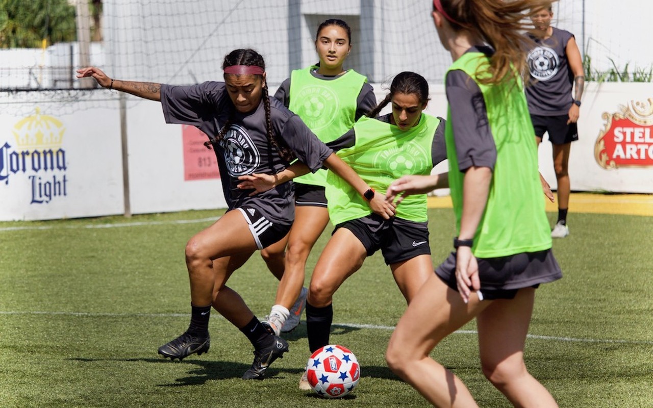 Open tryouts, hosted at Cinco Soccer's outdoor complex on Sept, 24, 2022 in Tampa, Florida consisted of fast-paced games under the scorching Florida heat.
