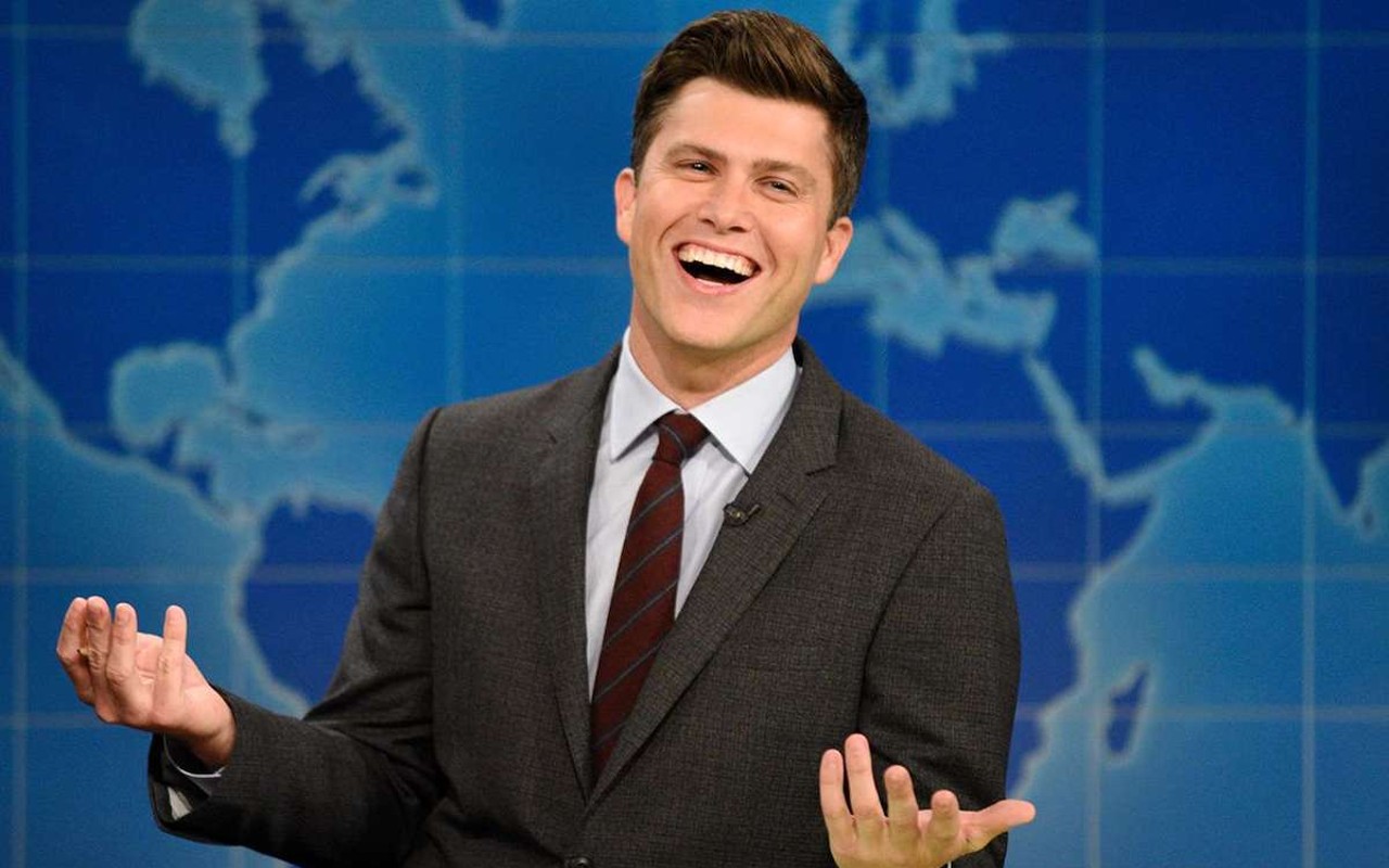 Colin Jost, who plays Hard Rock Event Center in Tampa, Florida on Aug. 24, 2023.