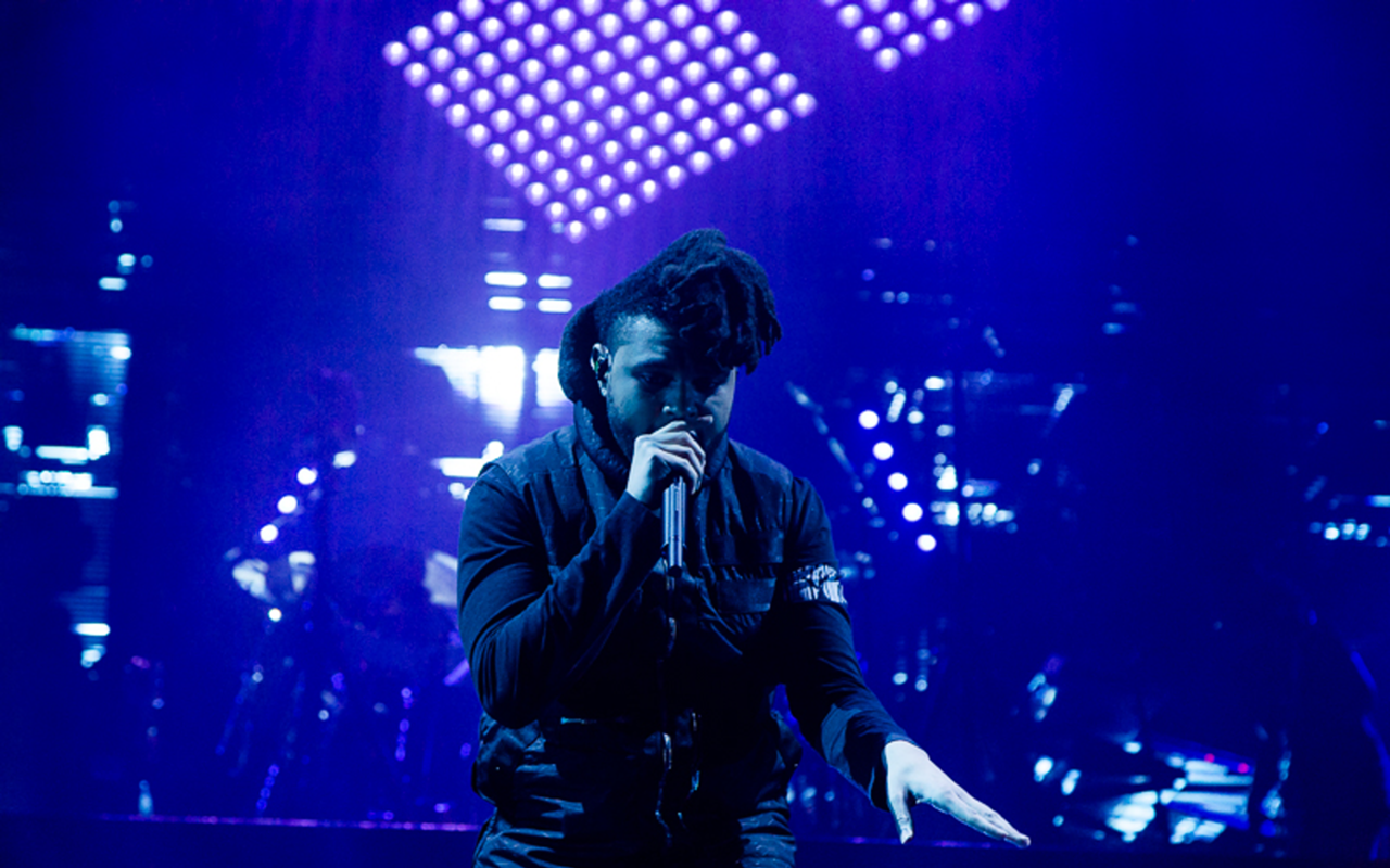 The Weeknd at Amalie Arena in Tampa on Thurs., Dec. 17, 2015.