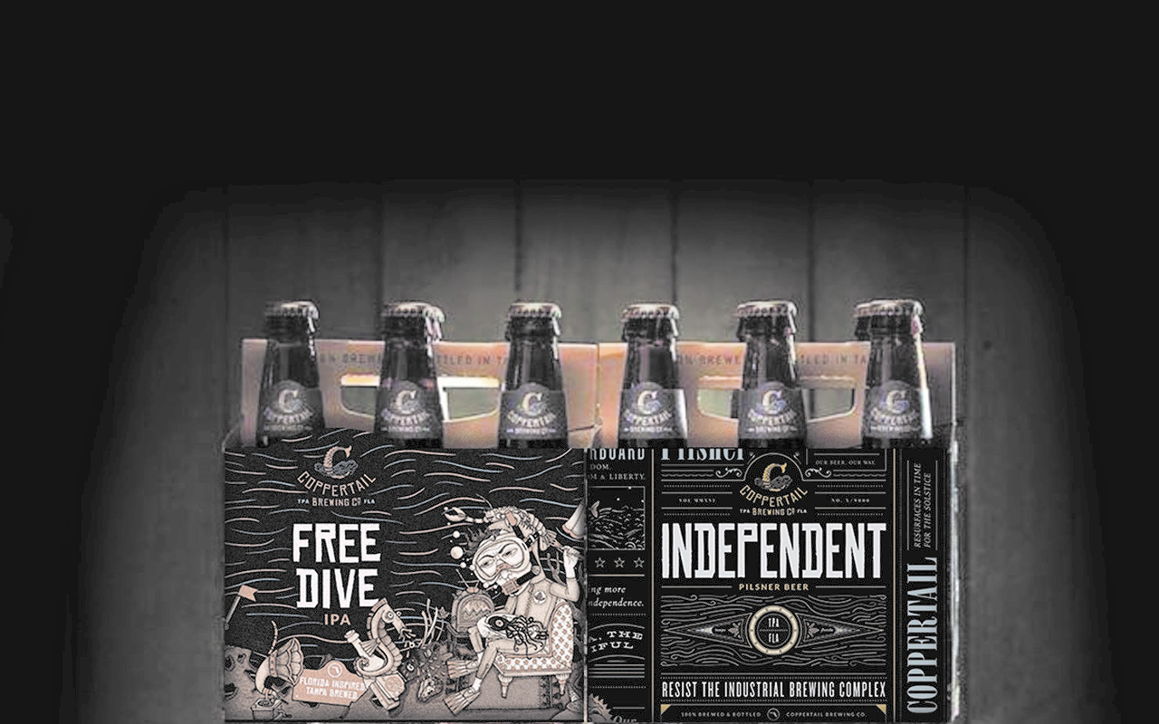 The new core four for Coppertail Brewing Co. includes Independent, a traditional German pilsner.
