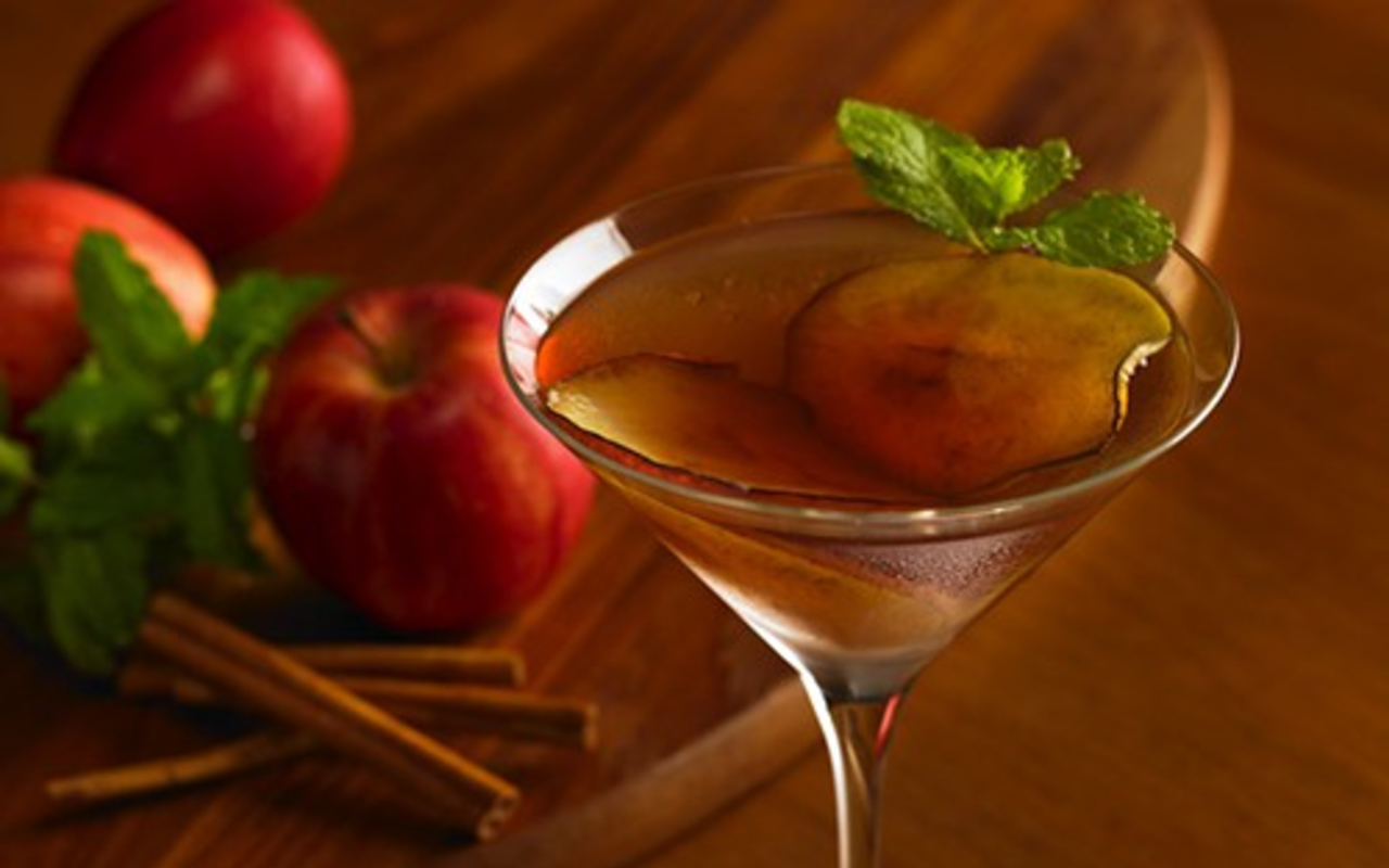 The apple pie martini will warm those Florida bones with just a sip.