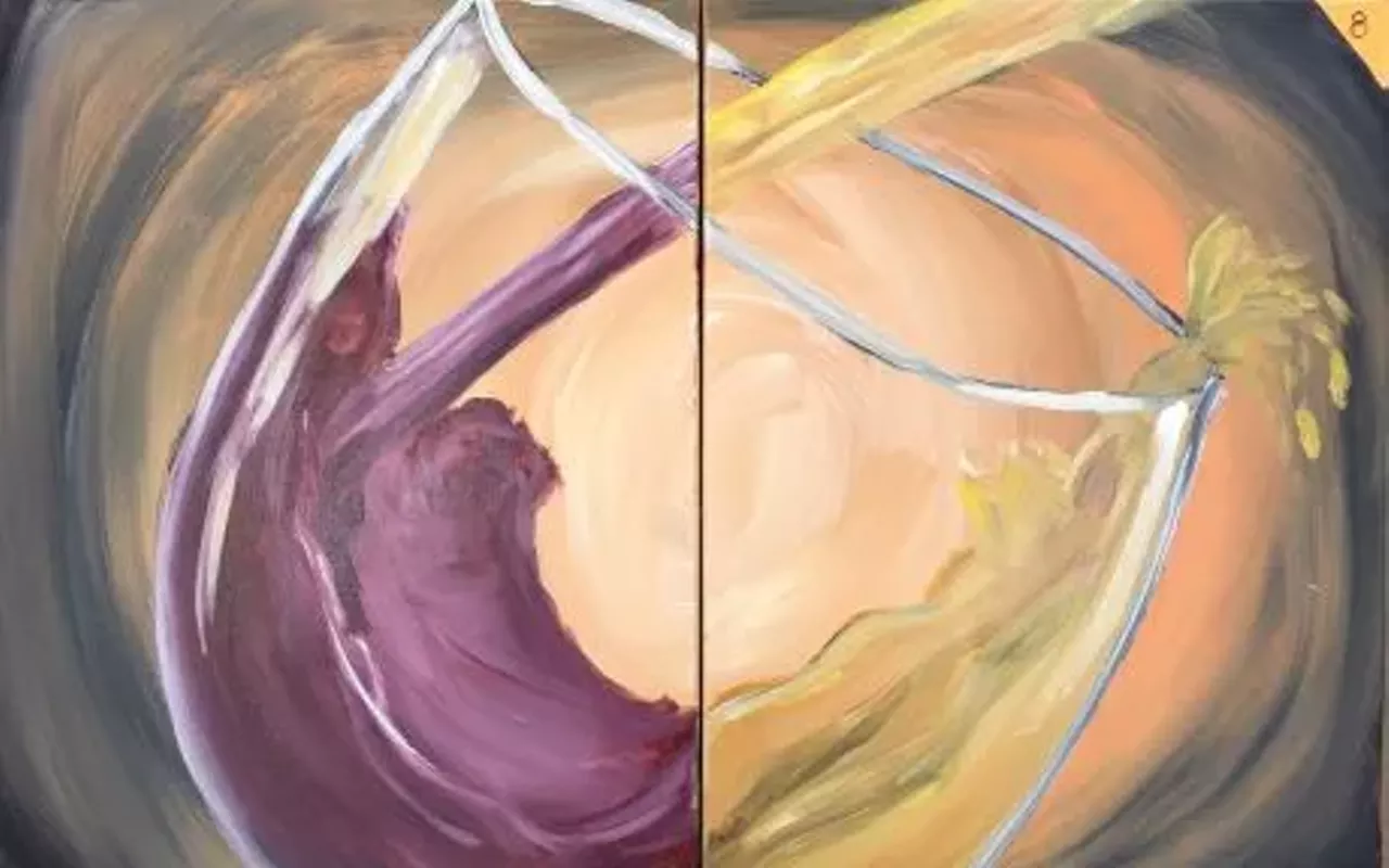Image: Date Night Special at Paint the Town Citrus- Painting, Food and Drinks