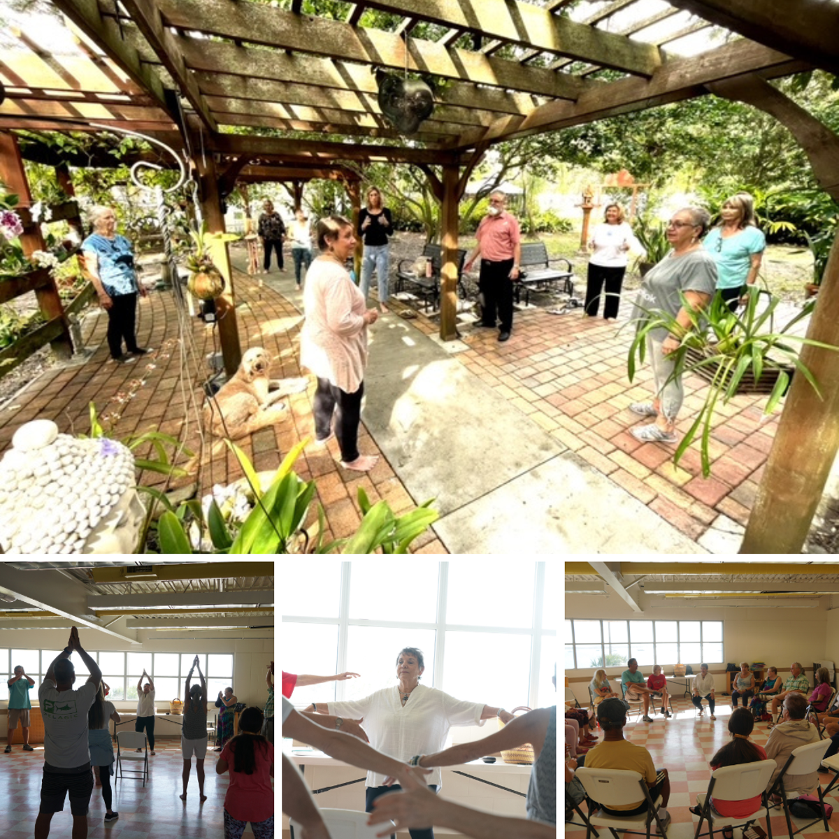 Kare Possick teaching Tai Chi Gung classes