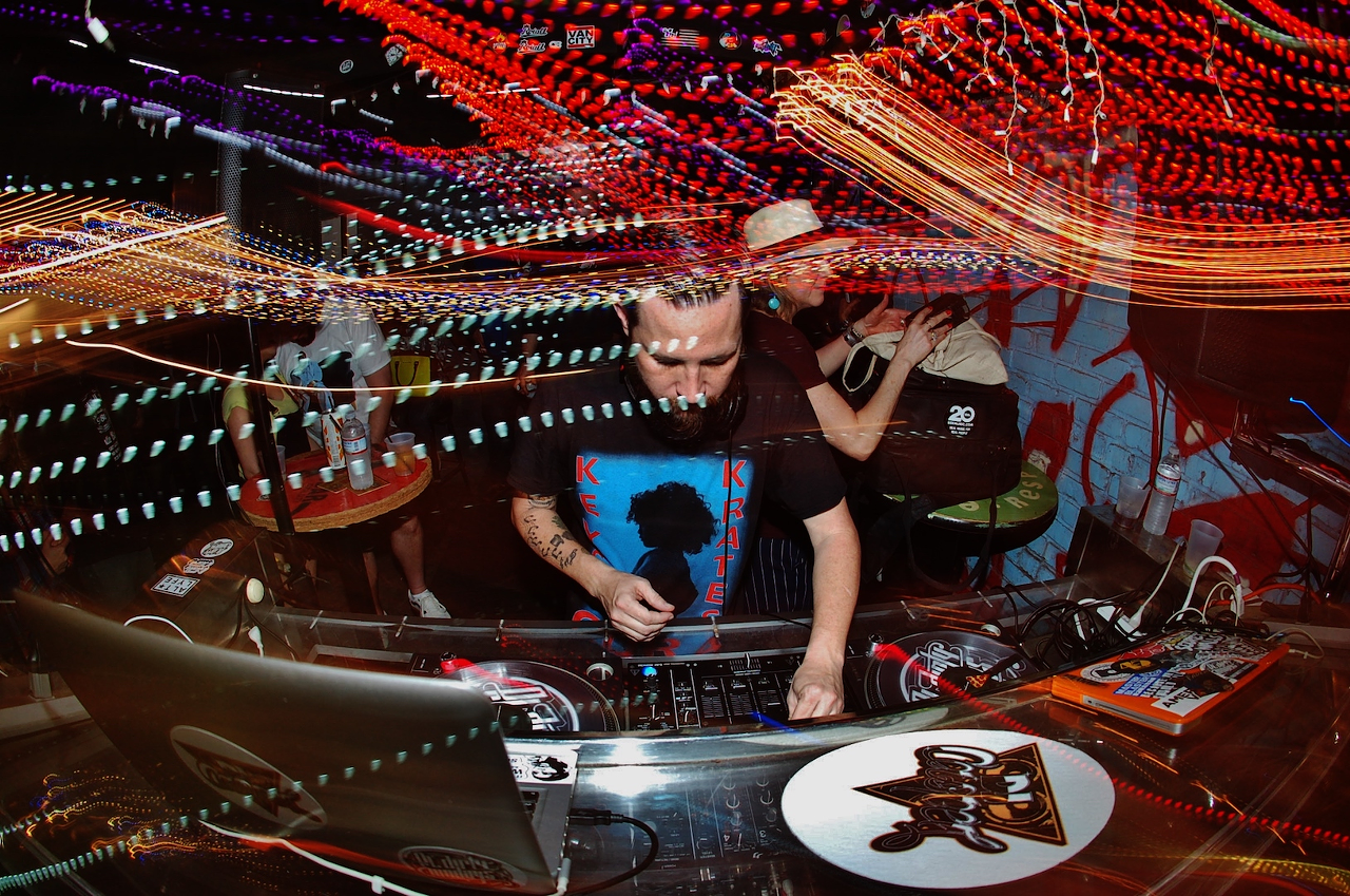 DJ Casper plays Ol' Dirty Sundays at Crowbar in Ybor City, Florida on March 18, 2018.