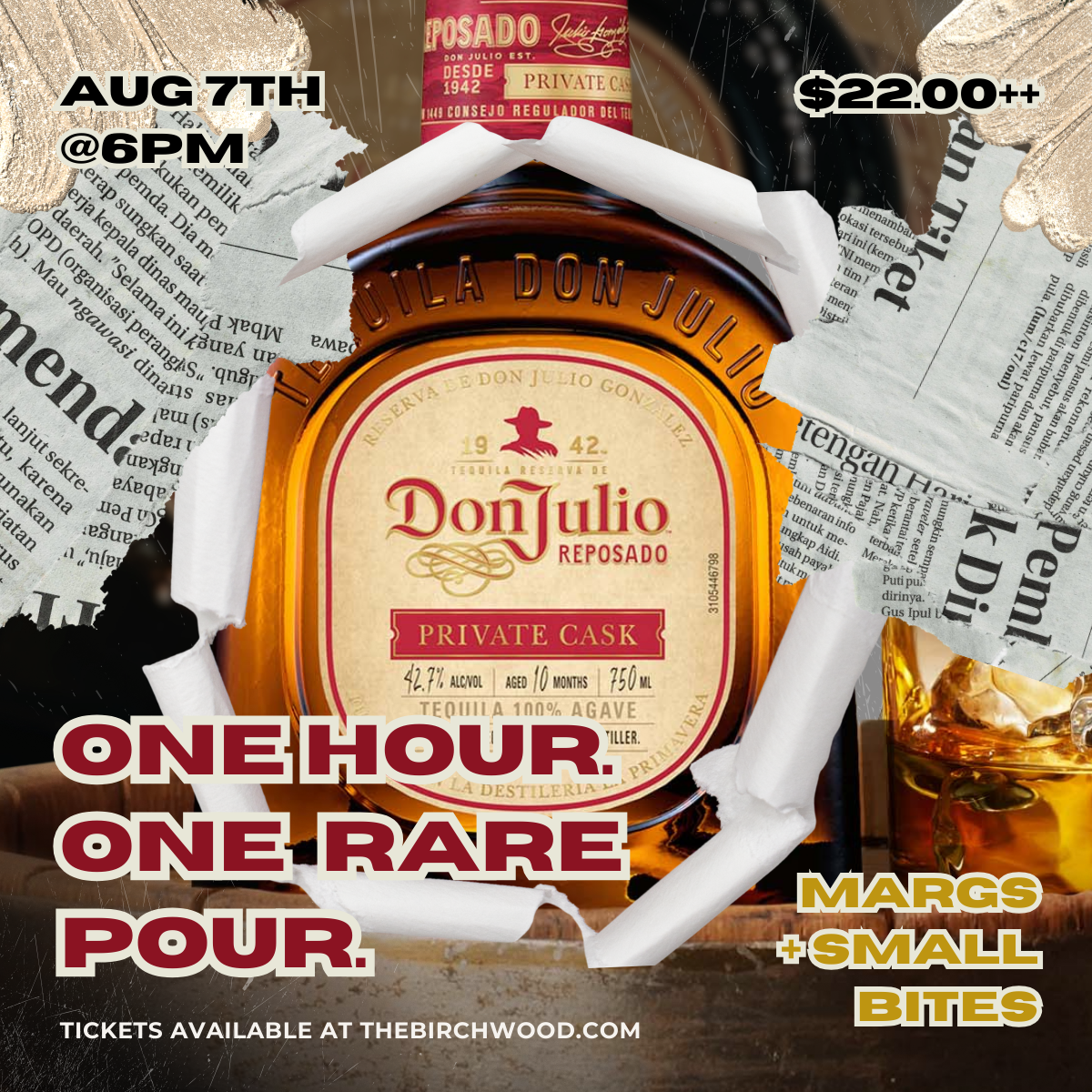 Don Julio Power Hour Tasting + Bites