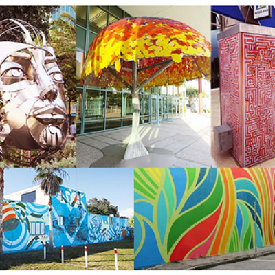 Public Art Walk Collage