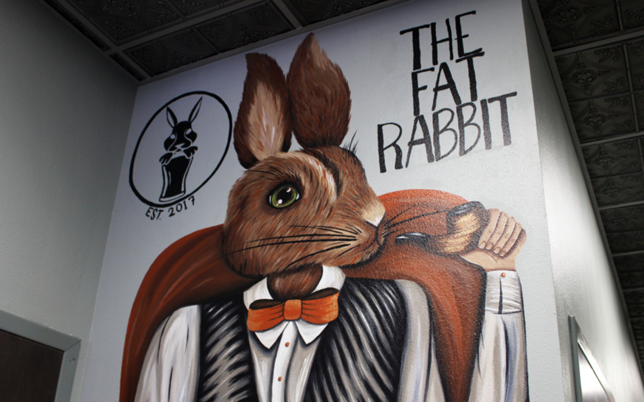 There's something about a rabbit smoking a pipe, apparently.