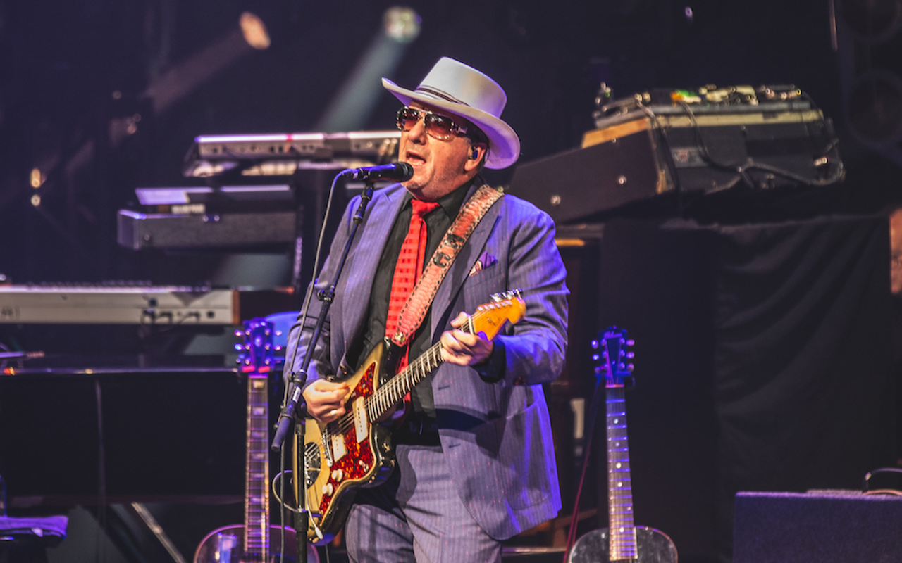 Elvis Costello, who plays Ruth Eckerd Hall in Clearwater, Florida on Jan. 11, 2024.