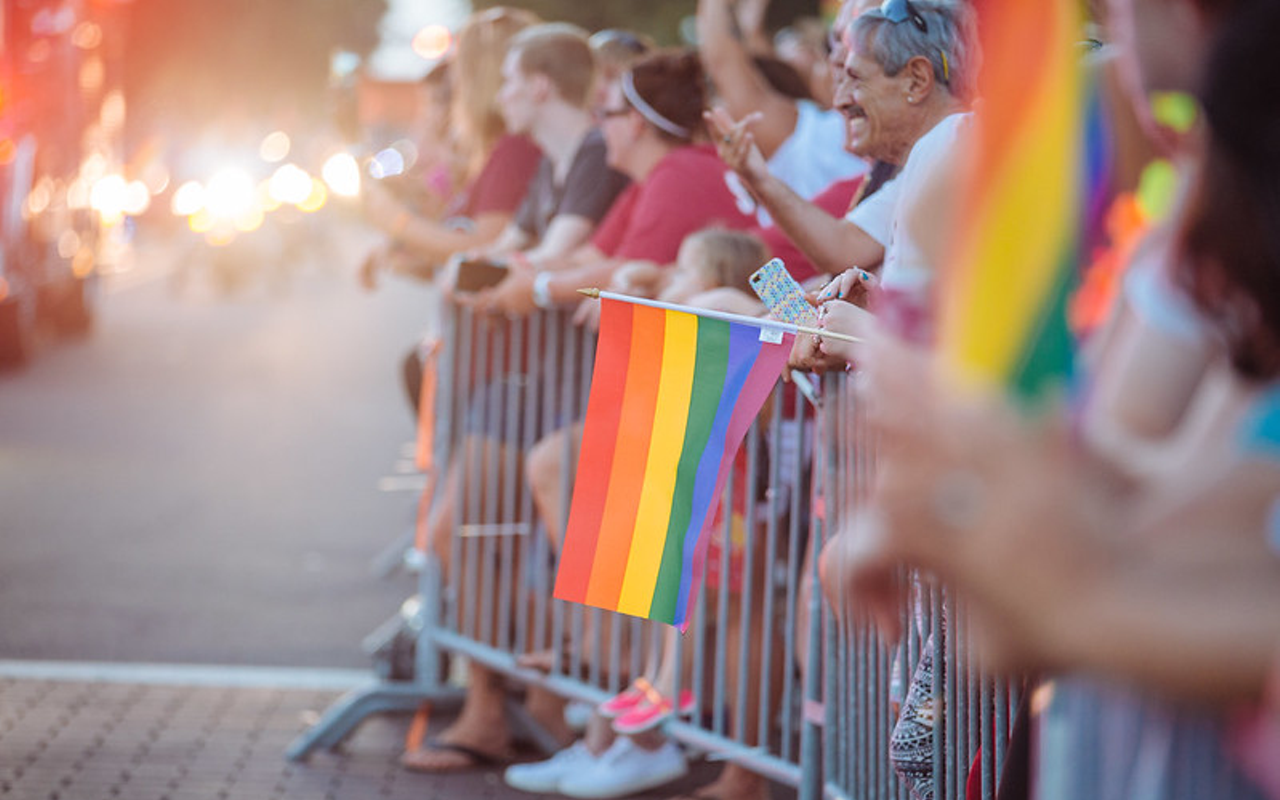 The LGBTQ/Gay flag.