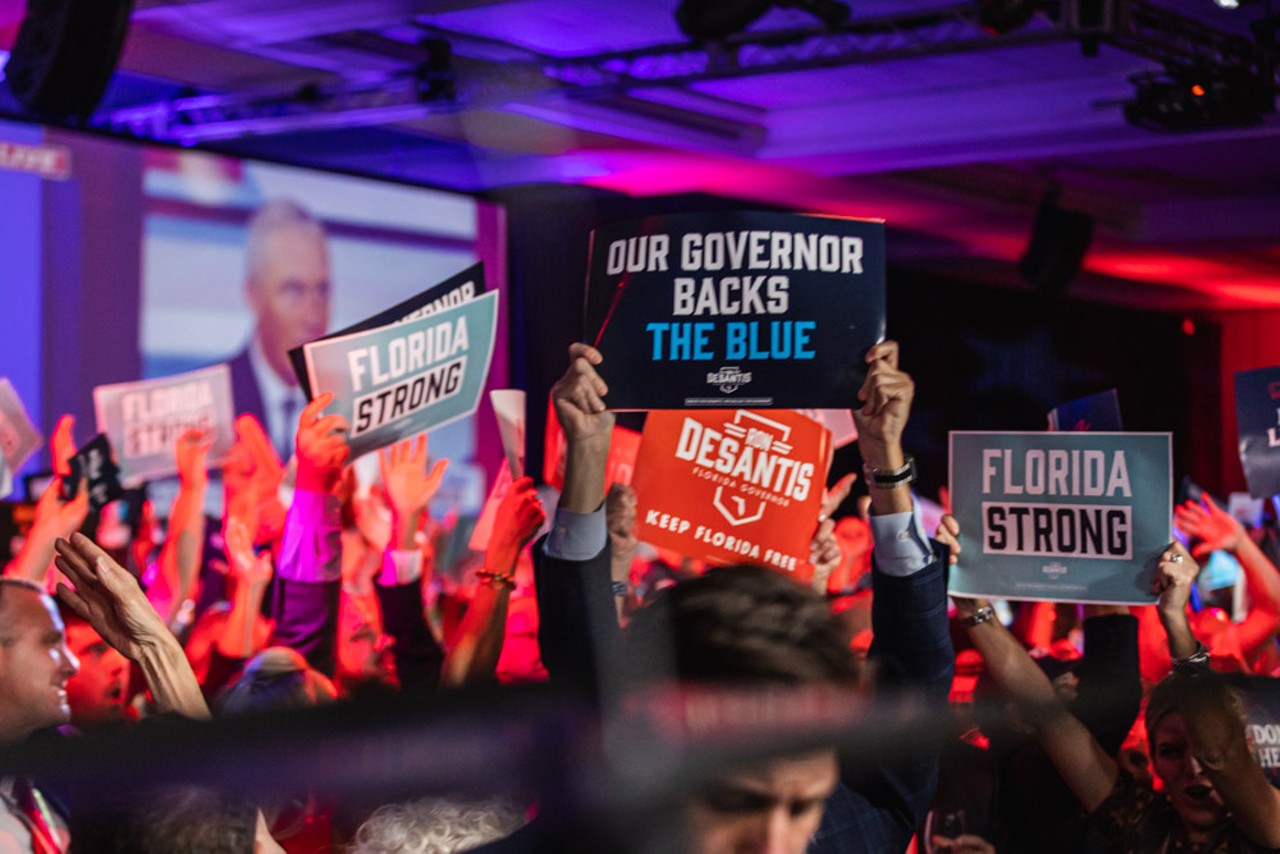 Everyone we saw at Florida Gov. Ron DeSantis' victory party in Tampa