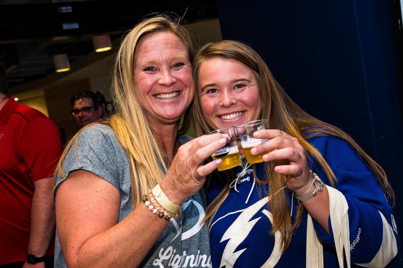 Everyone we saw at the Tampa Bay Lightning's Bolts Brew Fest 2023
