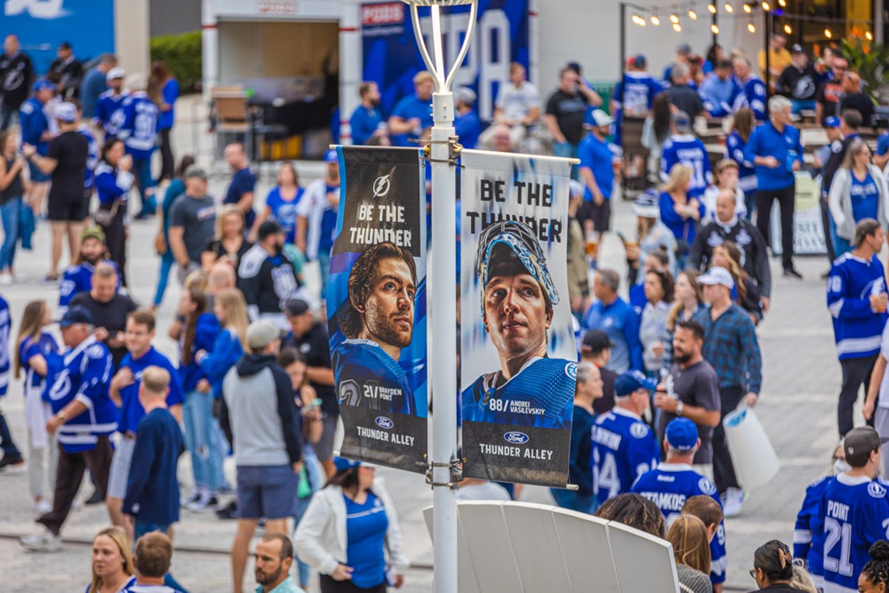 Everyone we saw during the Tampa Bay Lightning's 2022-23 home opener at Amalie Arena
