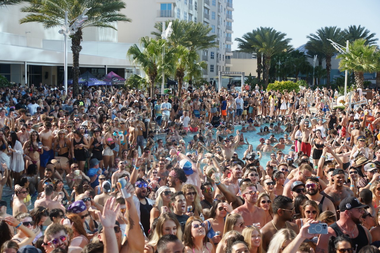 Everyone we saw when Zedd took over the pool at Tampa's Seminole Hard Rock Hotel &amp; Casino