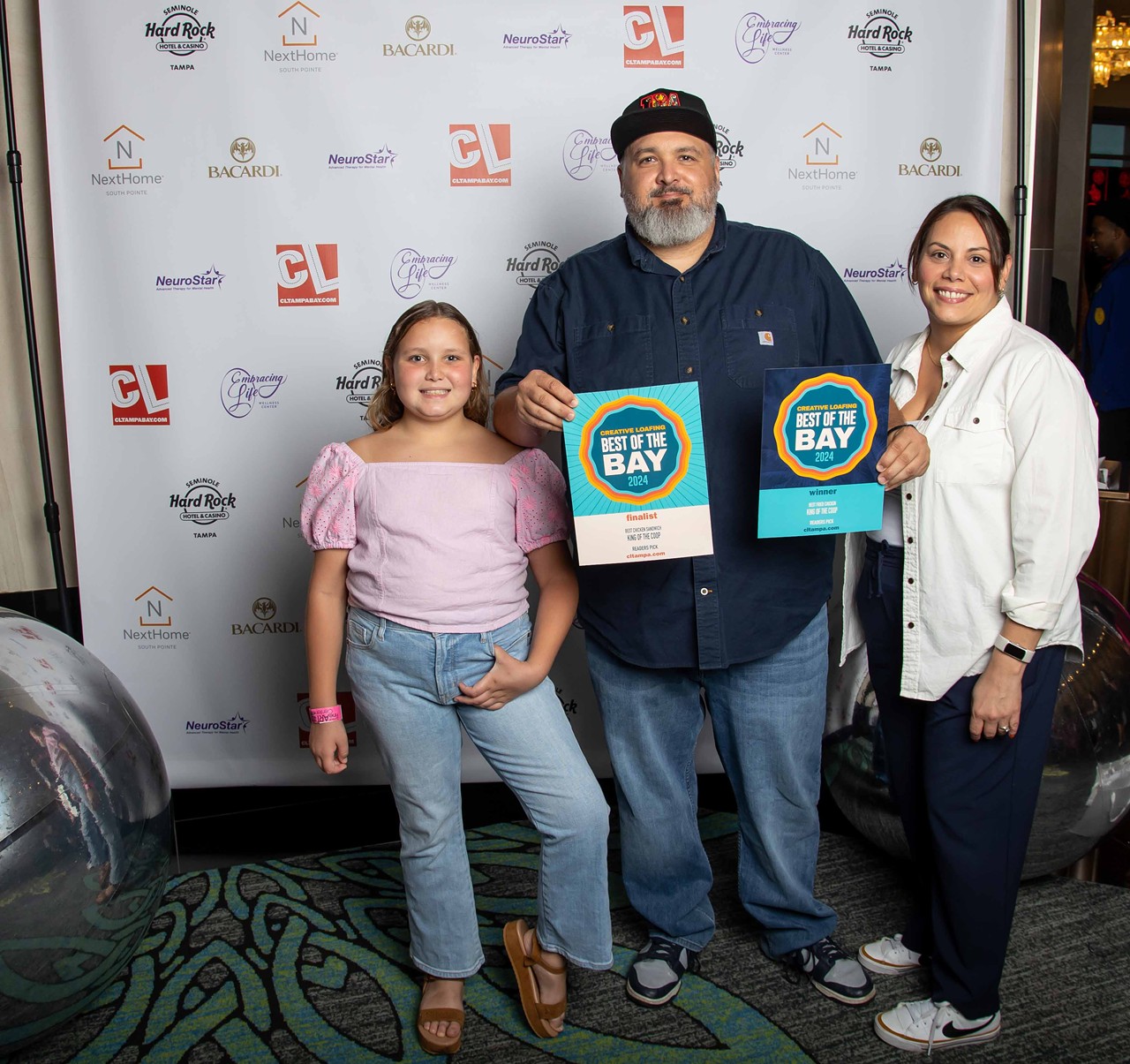 Everyone who stepped into Creative Loafing's Best of the Bay 2024 photo booth