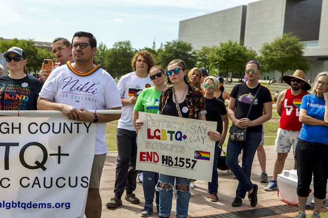 Everything we saw at Tampa's 'Say Gay' rally last weekend