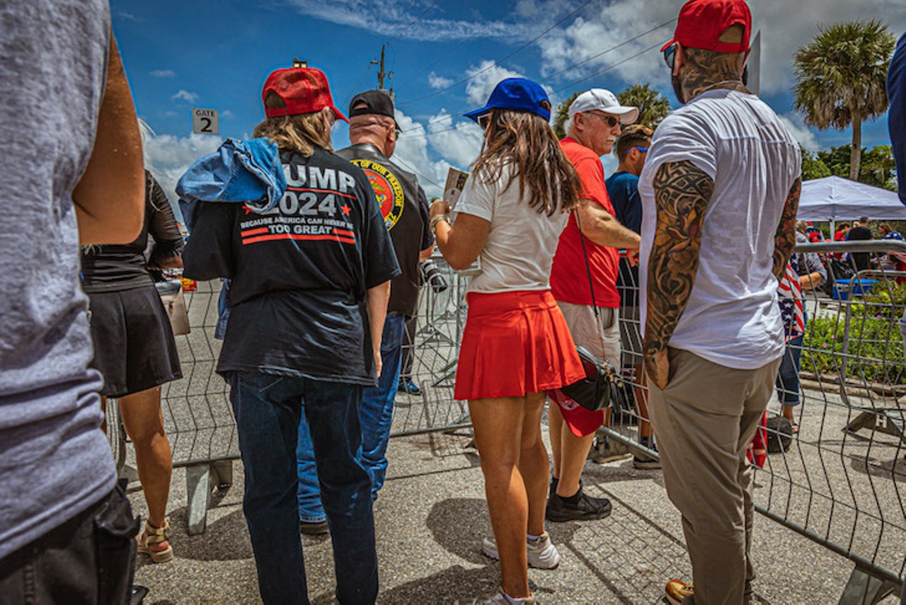Everything we saw outside of Donald Trump's Sarasota rally on July 3