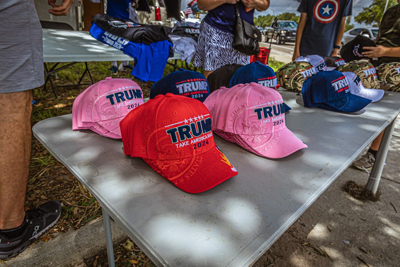 Everything we saw outside of Donald Trump's Sarasota rally on July 3