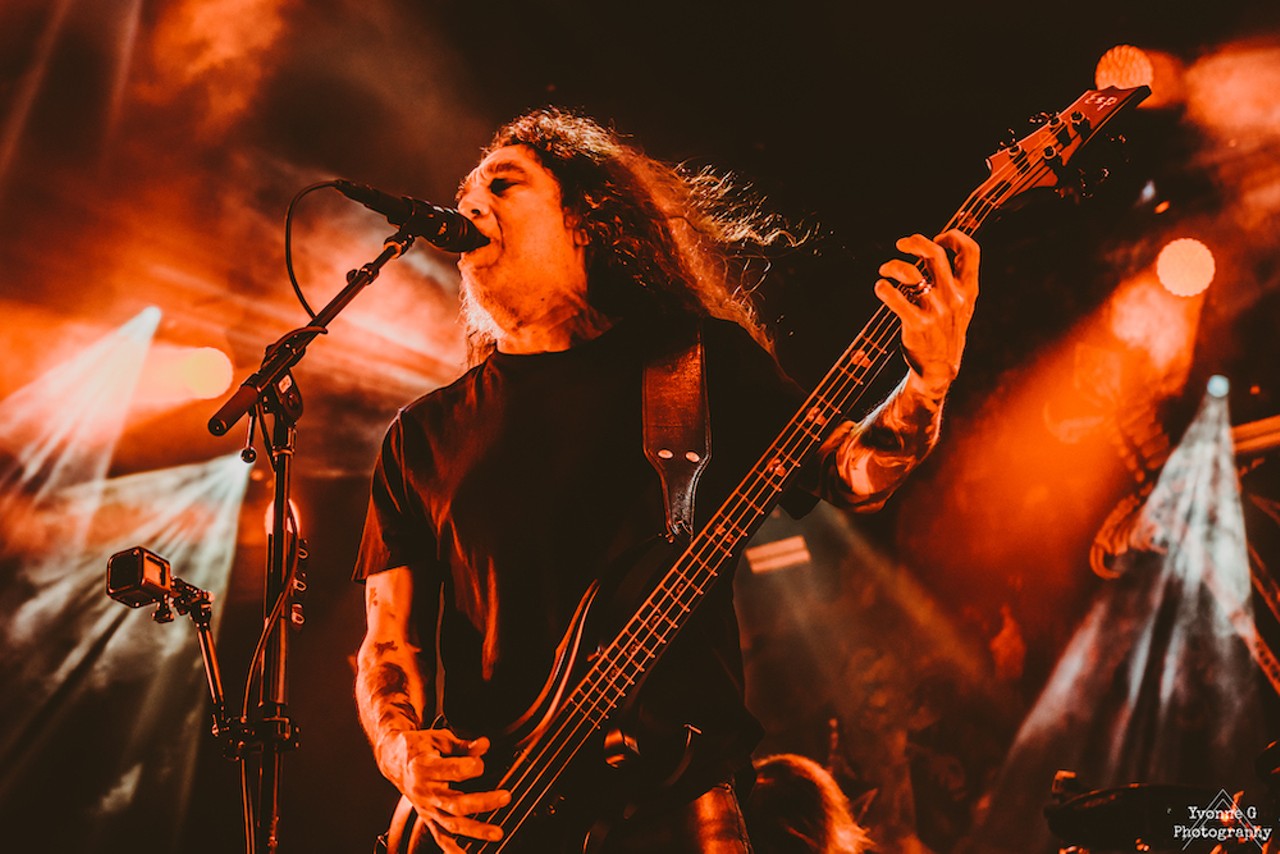 Extremely metal photos of Slayer and fans at Tampa&#146;s MidFlorida Credit Union Amphitheatre