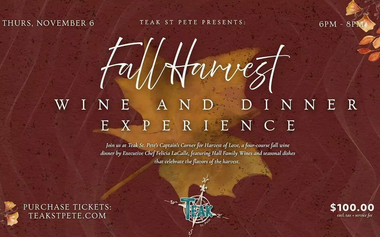 Image: Fall Harvest Wine Dinner